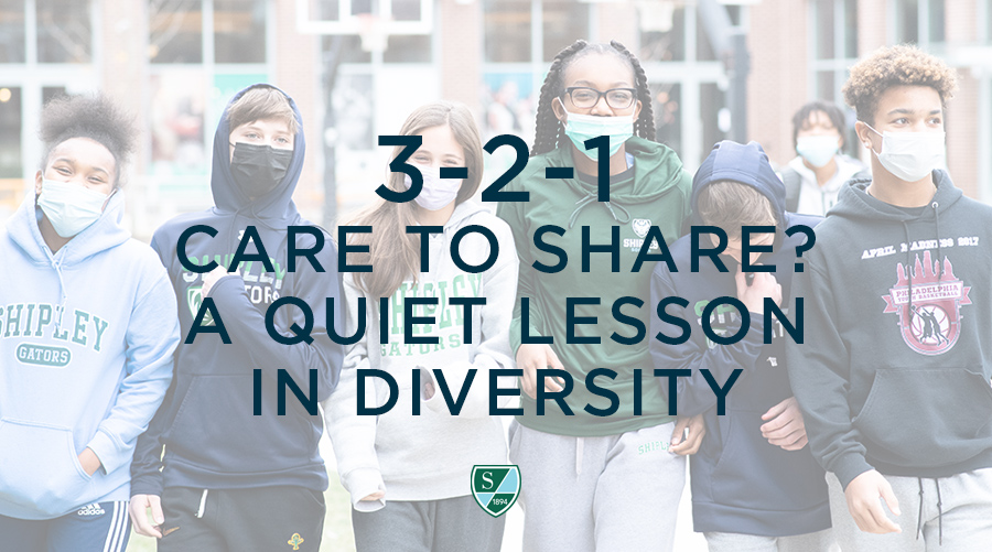 3,2,1, Care to Share? A Quiet Lesson in Diversity